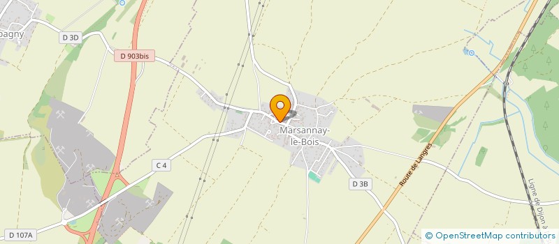 localisation de l'entreprise MADAME MATHILDE ROIZOT  MARSANNAY-LE-BOIS