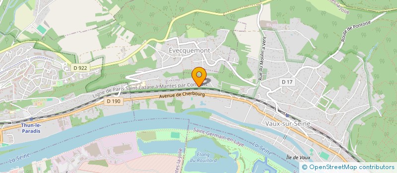 localisation de l'entreprise MADAME MATHILDE ROMERO  VAUX-SUR-SEINE