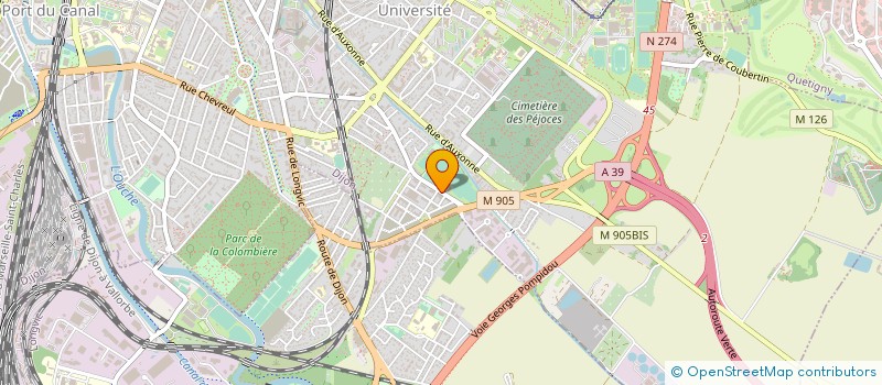 localisation de l'entreprise MADAME MATHILDE ROMMELAERE  PONTAILLER-SUR-SAONE