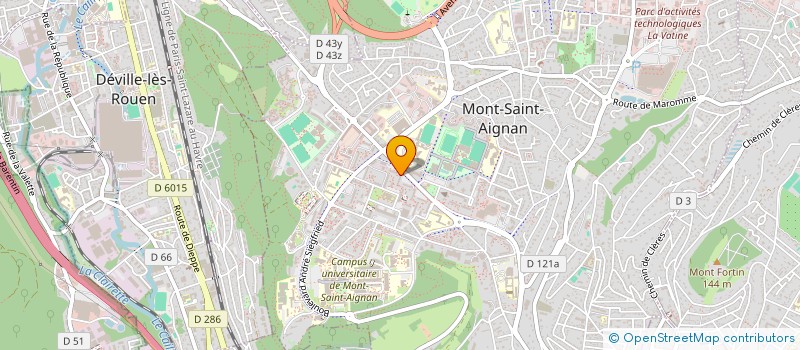 localisation de l'entreprise MADAME MATHILDE ROQUELIN à MONT-SAINT-AIGNAN