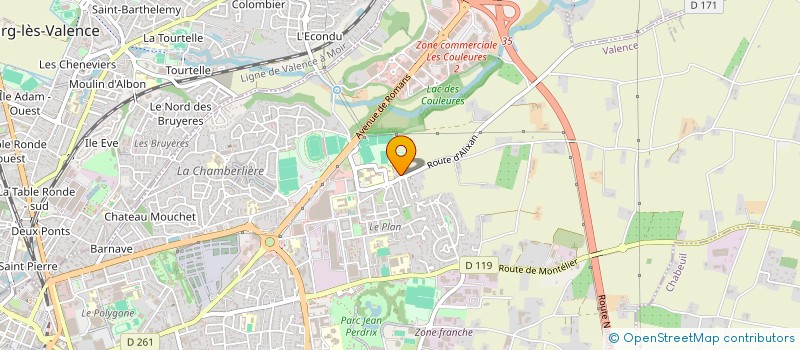 localisation de l'entreprise MADAME MATHILDE ROQUES  VALENCE