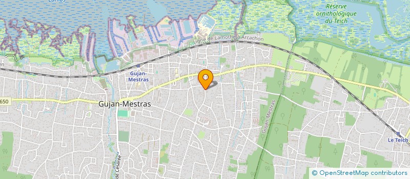 localisation de l'entreprise MADAME MATHILDE ROSSE  GUJAN-MESTRAS