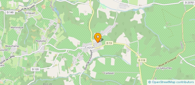 localisation de l'entreprise MADAME MATHILDE ROUCH  CAPIAN
