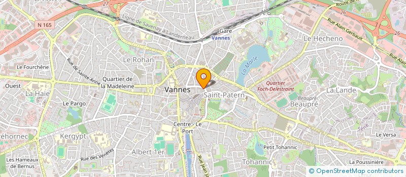 localisation de l'entreprise MADAME MATHILDE ROUFFINEAU à VANNES