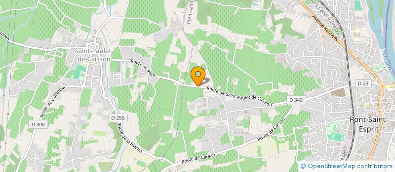 localisation de l'entreprise MADAME MATHILDE ROUGON  PONT-SAINT-ESPRIT