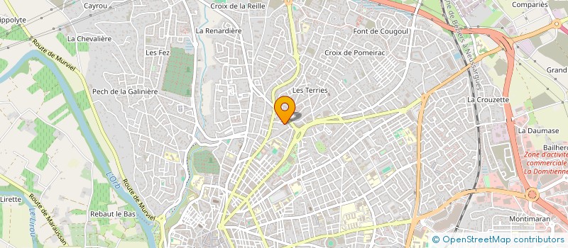 localisation de l'entreprise MADAME MATHILDE ROULET  BEZIERS