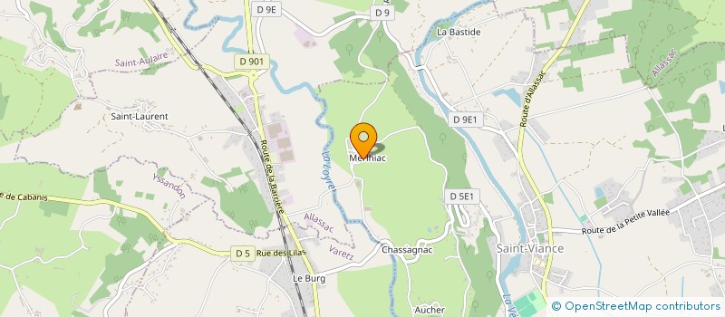 localisation de l'entreprise MADAME MATHILDE ROUQUIER  SAINT-VIANCE