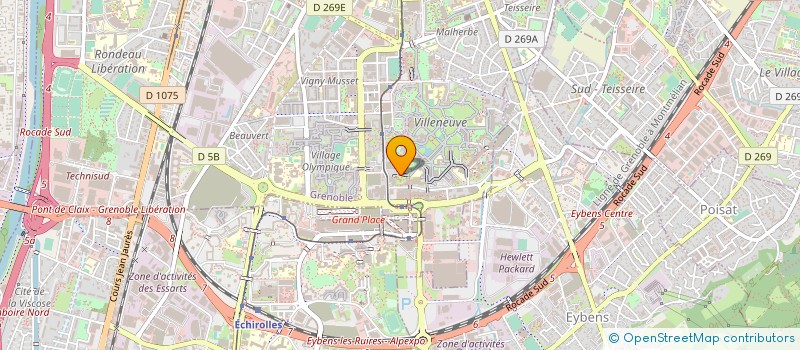 localisation de l'entreprise MADAME MATHILDE ROUSSEAU à GRENOBLE