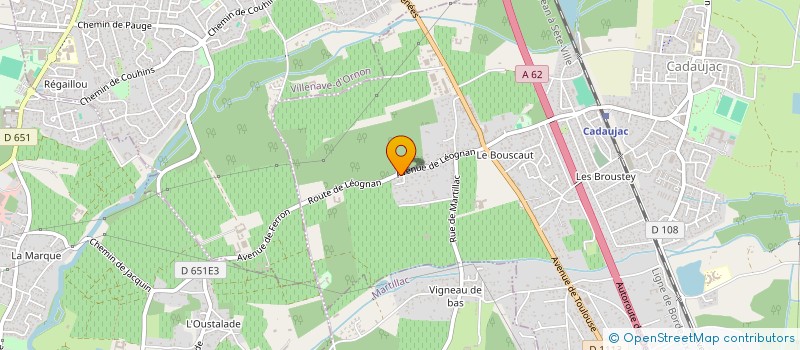 localisation de l'entreprise MADAME MATHILDE ROUSSEL  CADAUJAC