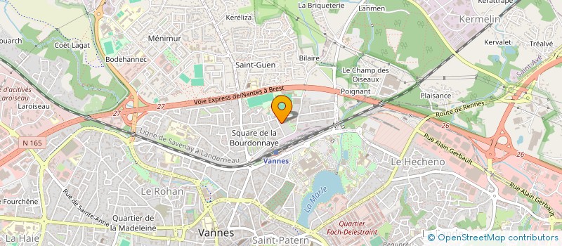 localisation de l'entreprise MADAME MATHILDE ROUSSET  VANNES