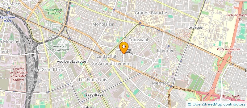 localisation de l'entreprise MADAME MATHILDE ROY  LYON