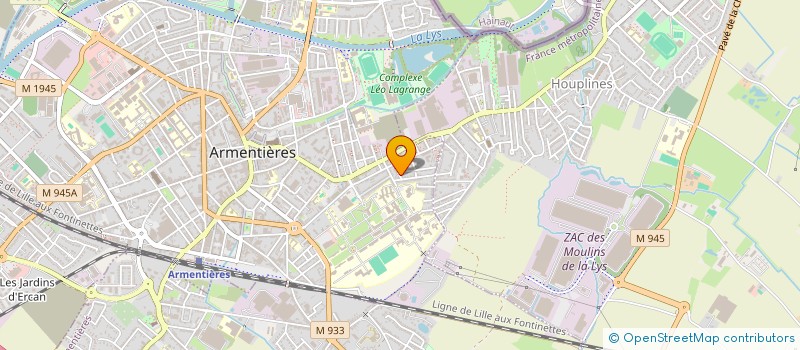 localisation de l'entreprise MADAME MATHILDE RUAUDEL à ARMENTIERES