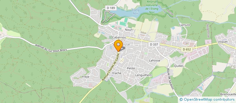 localisation de l'entreprise MADAME MATHILDE RUBIN  SEIGNOSSE