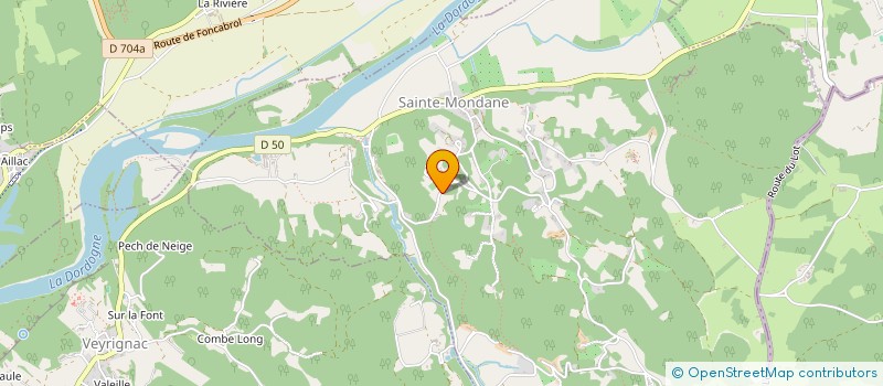 localisation de l'entreprise MADAME MATHILDE RUFFIN  SAINTE-MONDANE