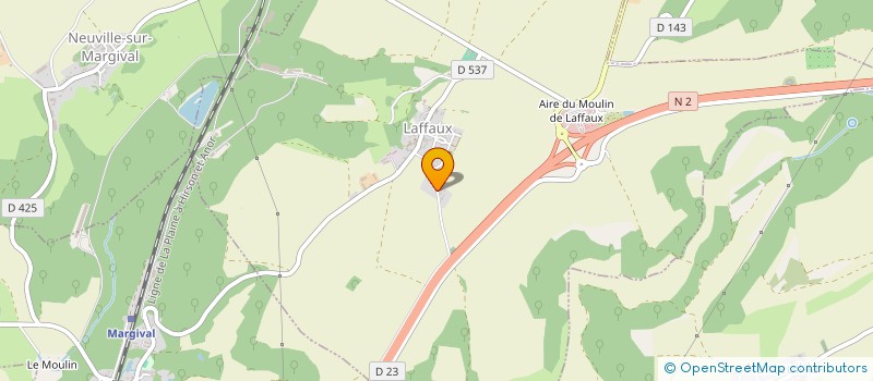 localisation de l'entreprise MADAME MATHILDE RUSSEAU  LAFFAUX