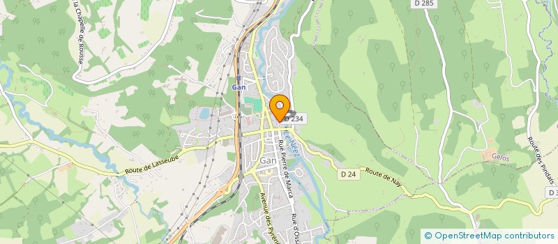 localisation de l'entreprise MADAME MATHILDE SACAZE  GAN