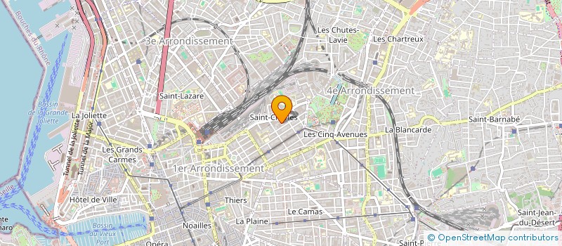 localisation de l'entreprise MADAME MATHILDE SAINT-MARTIN à MARSEILLE 1ER