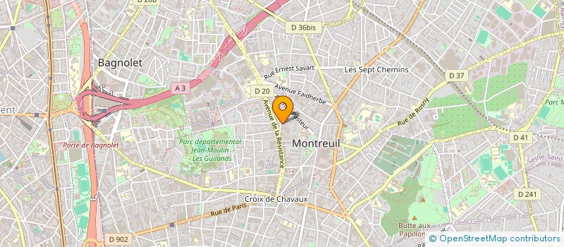 localisation de l'entreprise MADAME MATHILDE SALLEZ à MONTREUIL