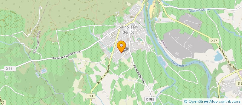 localisation de l'entreprise MADAME MATHILDE SALVAGNAC  SAINT-JEAN-DE-FOS