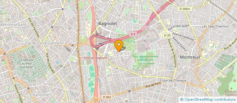 localisation de l'entreprise MADAME MATHILDE SANDLARZ à BAGNOLET