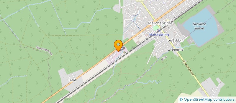 localisation de l'entreprise MADAME MATHILDE SARRO  MARCHEPRIME