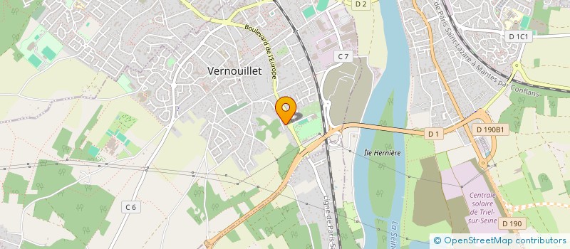 localisation de l'entreprise MADAME MATHILDE SASSIER à VERNOUILLET