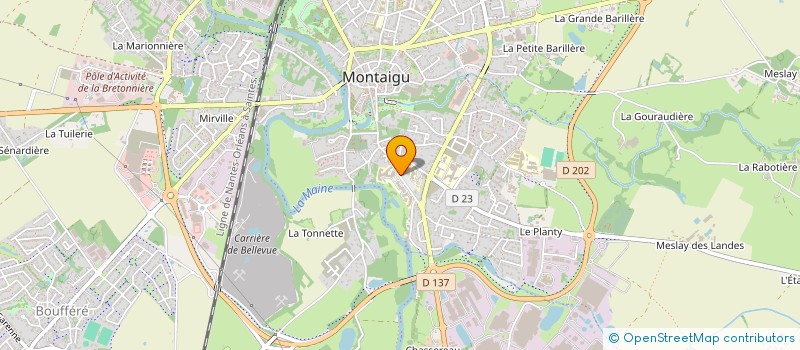 localisation de l'entreprise MADAME MATHILDE SAUDEMONT à MONTAIGU-VENDEE
