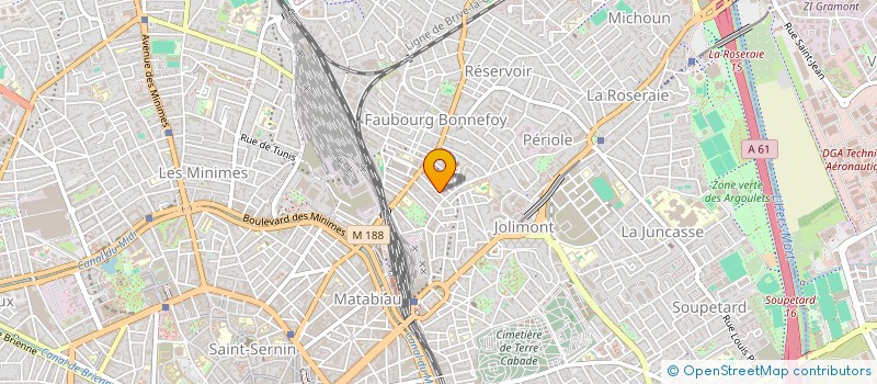 localisation de l'entreprise MADAME MATHILDE SAUDUBRAY à TOULOUSE