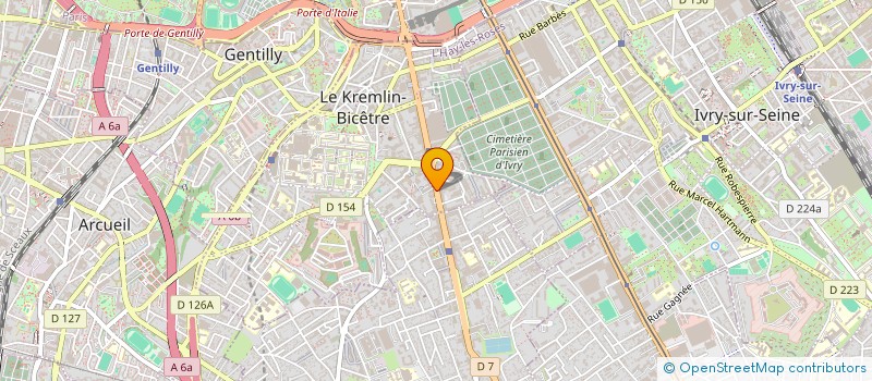 localisation de l'entreprise MADAME MATHILDE SAURAT à LE KREMLIN-BICETRE