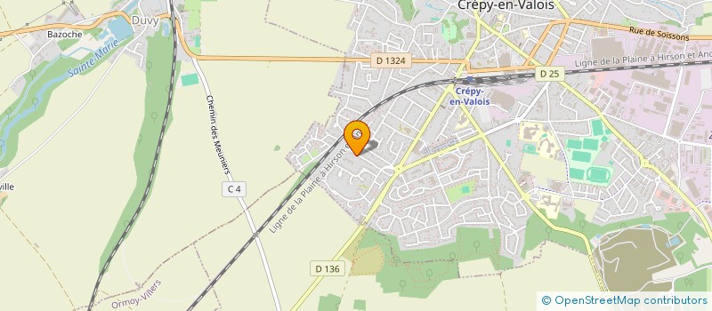 localisation de l'entreprise MADAME MATHILDE SAUTES  CREPY-EN-VALOIS