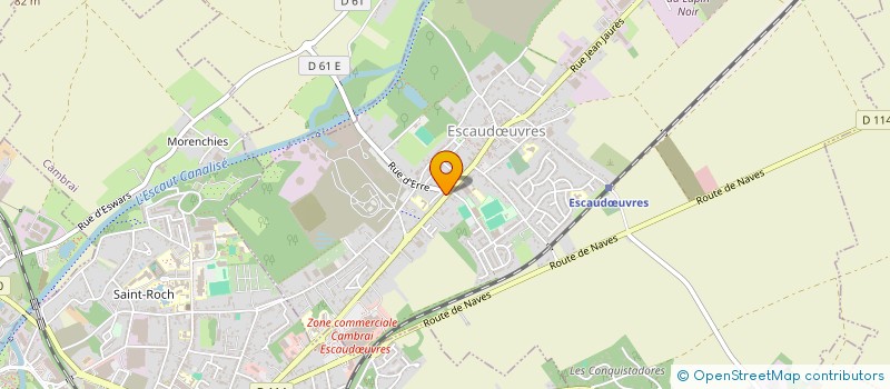 localisation de l'entreprise MADAME MATHILDE SAUVAGE  ESCAUDUVRES