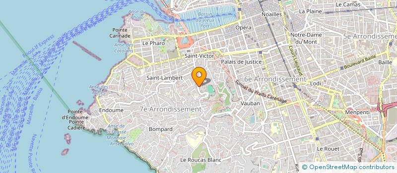 localisation de l'entreprise MADAME MATHILDE SAUVAGE  MARSEILLE