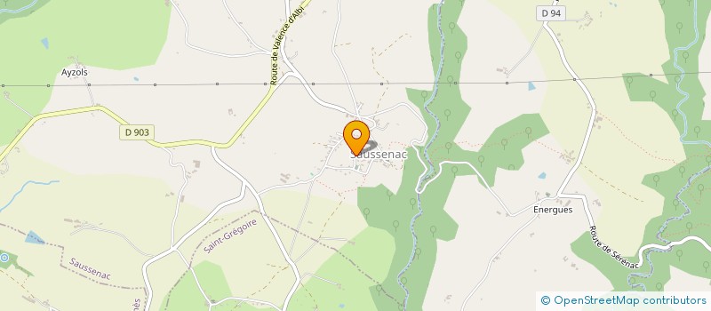 localisation de l'entreprise MADAME MATHILDE SEGALA  SAUSSENAC