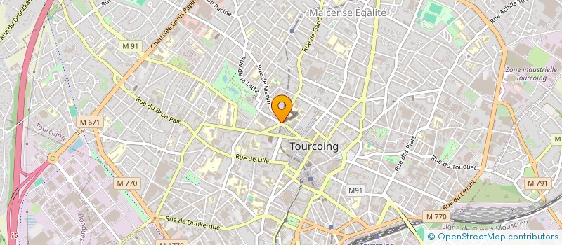 localisation de l'entreprise MADAME MATHILDE SEGUIN  TOURCOING