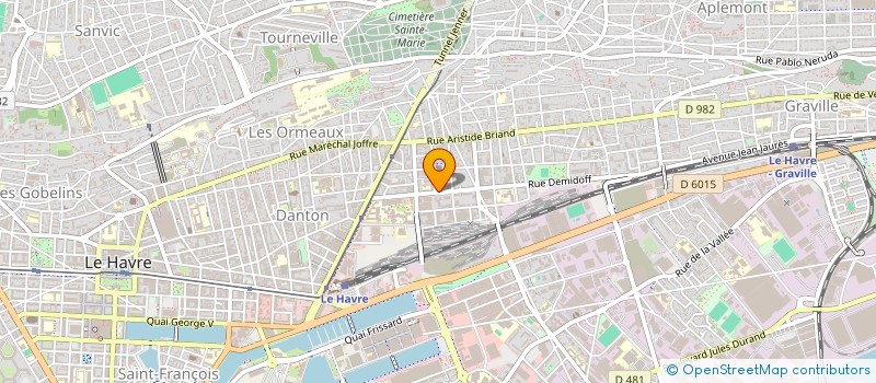 localisation de l'entreprise MADAME MATHILDE SELLE  LE HAVRE