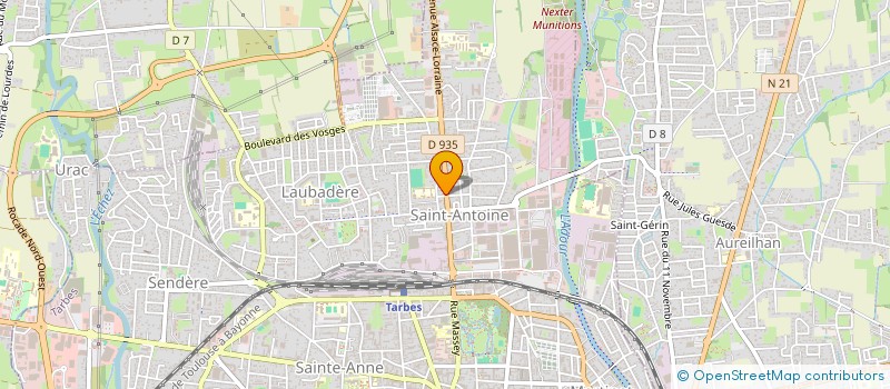 localisation de l'entreprise MADAME MATHILDE SENDRANE  TARBES