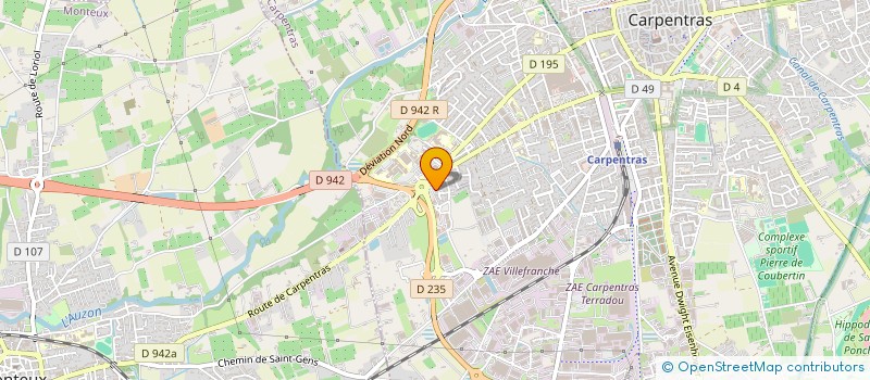 localisation de l'entreprise MADAME MATHILDE SENENTE à CARPENTRAS