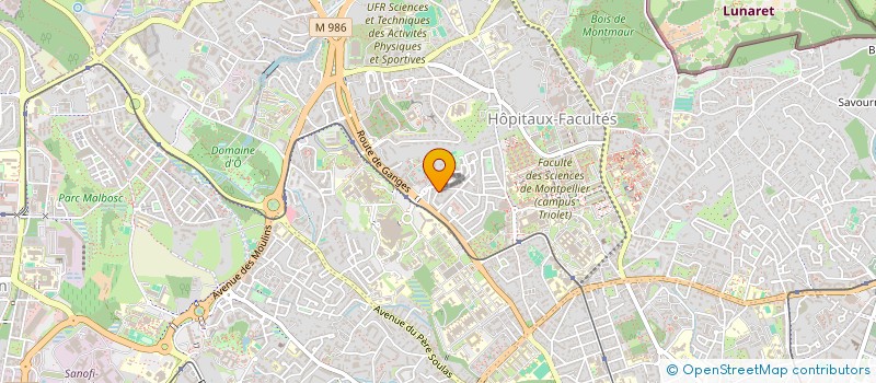 localisation de l'entreprise MADAME MATHILDE SERAMOUR à MONTPELLIER