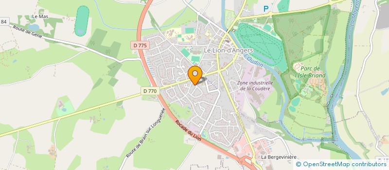 localisation de l'entreprise MADAME MATHILDE SERISIER  LE LION-D'ANGERS