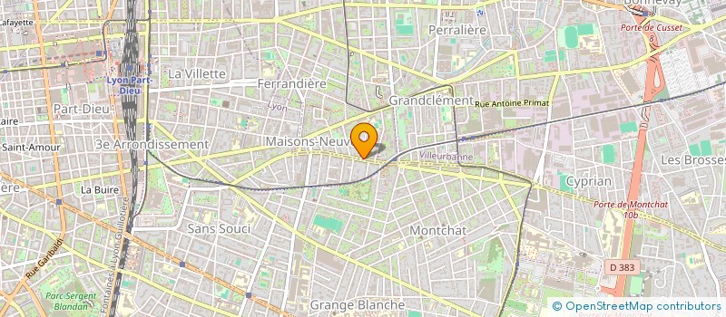 localisation de l'entreprise MADAME MATHILDE SERPAGGI  VILLEURBANNE