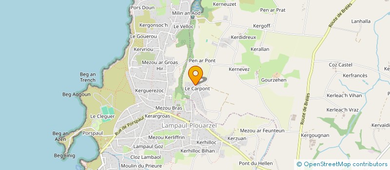 localisation de l'entreprise MADAME MATHILDE SERVANT  PLOUARZEL