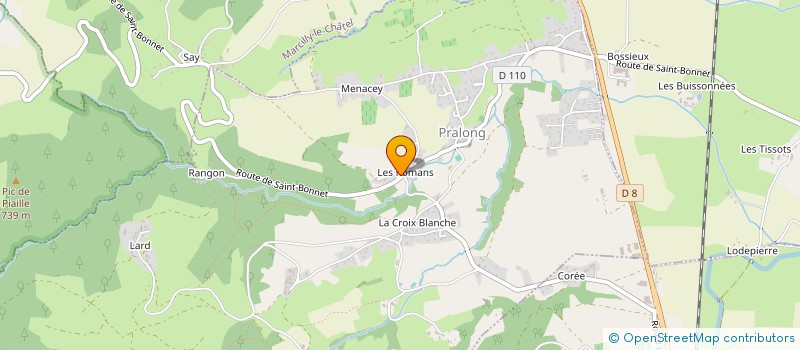 localisation de l'entreprise MADAME MATHILDE SEUX  PRALONG