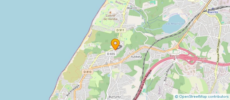 localisation de l'entreprise MADAME MATHILDE SIMON à BIDART