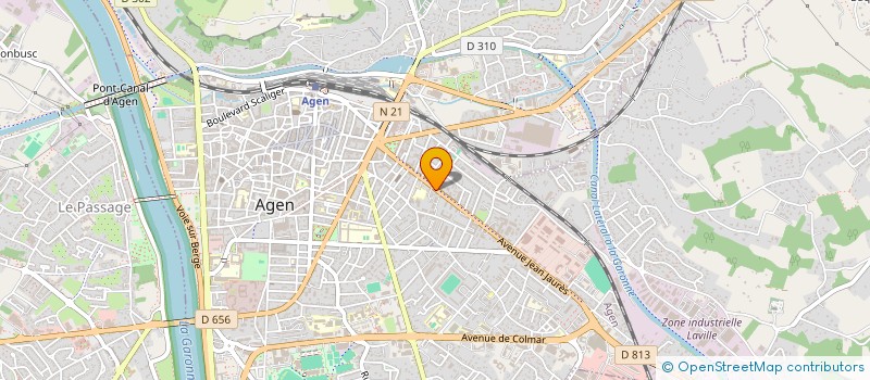 localisation de l'entreprise MADAME MATHILDE SIMOUNET  AGEN