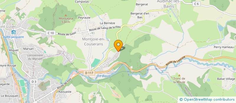 localisation de l'entreprise MADAME MATHILDE SOUCASSE à MONTJOIE-EN-COUSERANS