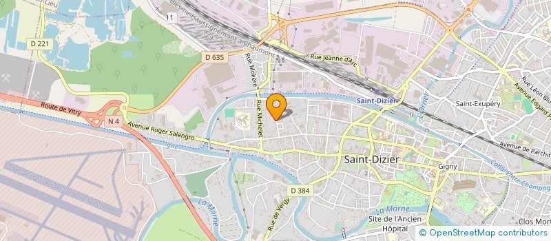 localisation de l'entreprise MADAME MATHILDE SOUFFLET à SAINT-DIZIER