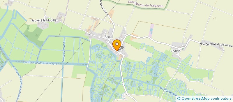 localisation de l'entreprise MADAME MATHILDE SOULET  AUCHAY-SUR-VENDEE