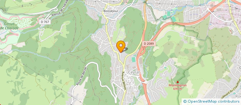 localisation de l'entreprise MADAME MATHILDE SOULIER  CEYRAT