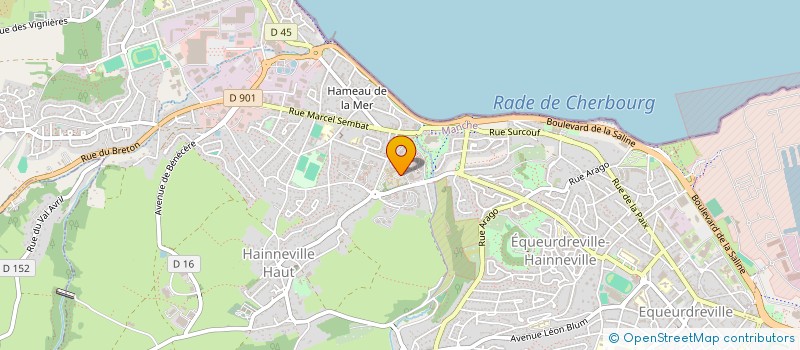 localisation de l'entreprise MADAME MATHILDE TAISNE DE MULLET  CHERBOURG-EN-COTENTIN