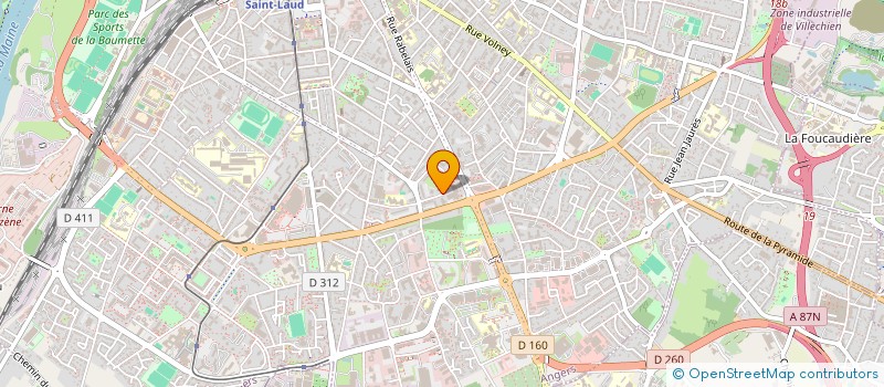 localisation de l'entreprise MADAME MATHILDE TAMPE  ANGERS